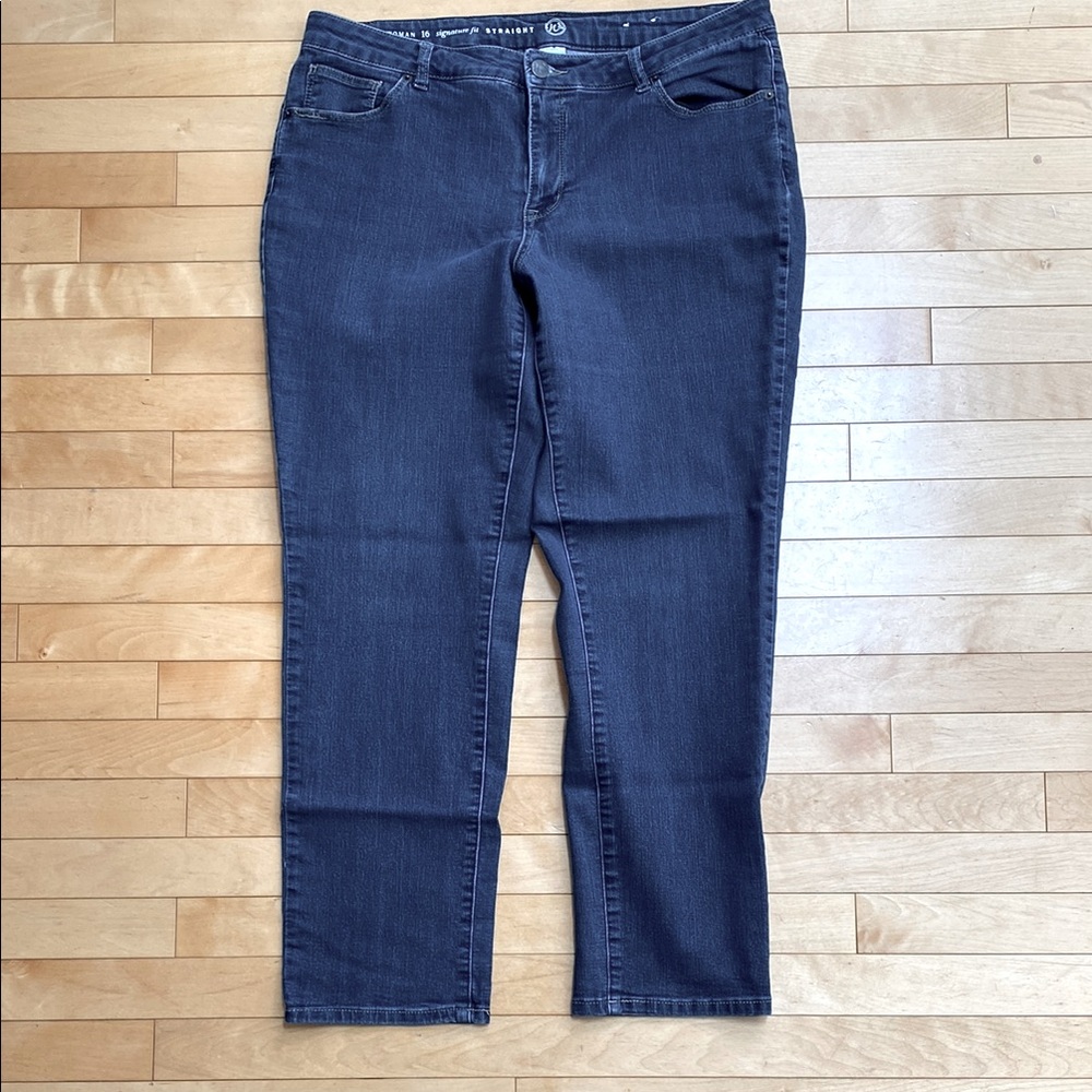 Women's Straight Leg Blue Jeans